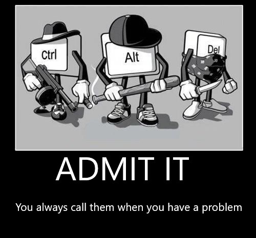 ctrl+alt+del